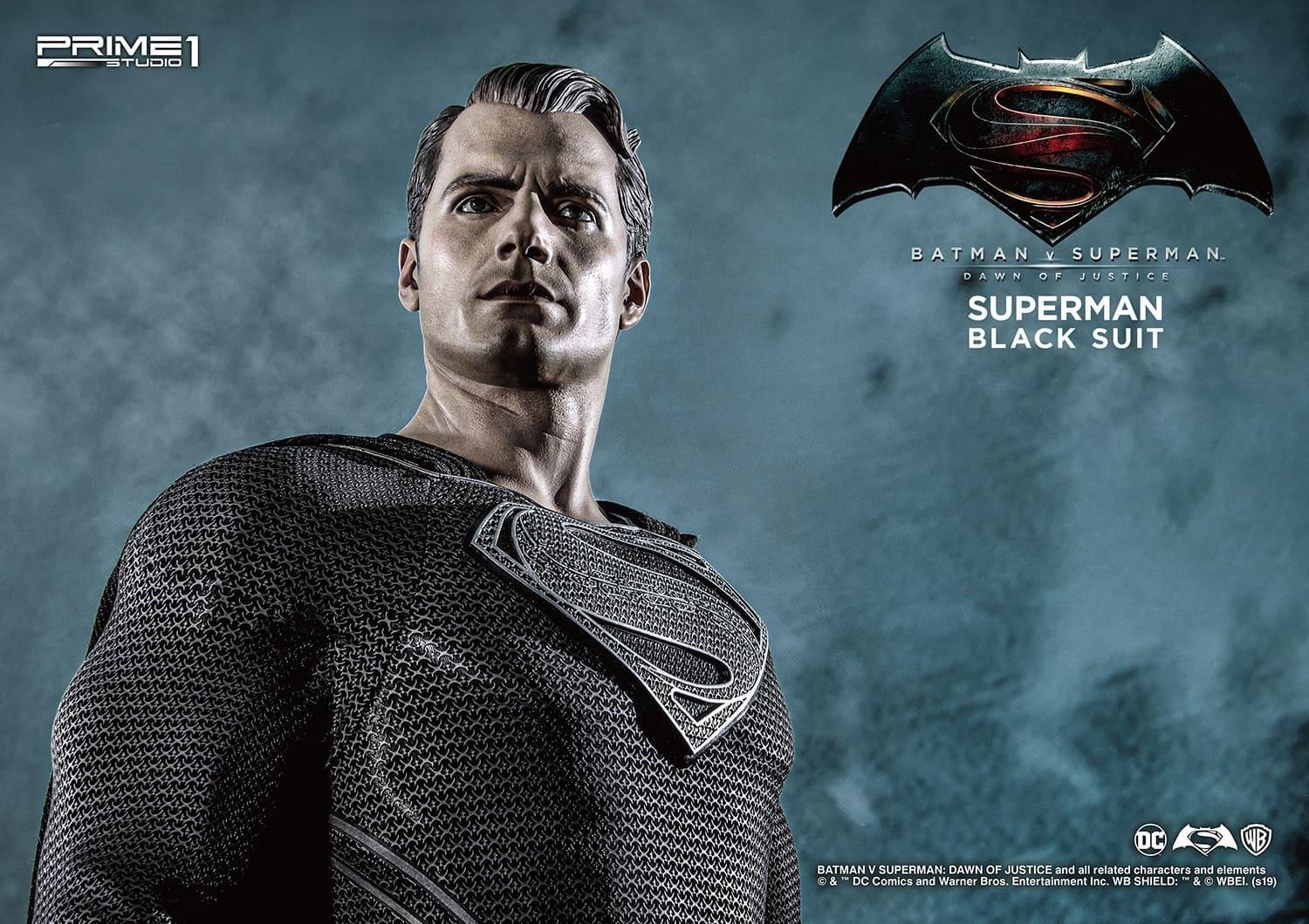 Batman v Superman: Dawn of Justice - Superman - High Definition Museum Masterline Series (HDMMDC-03BL) - 1/2 - Black Version (Prime 1 Studio) photo 25