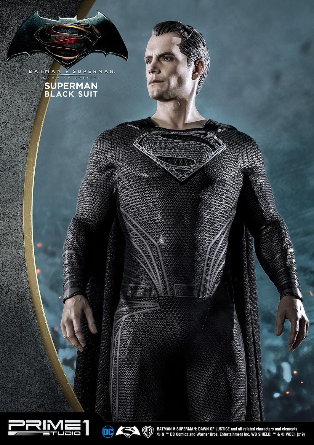 Batman v Superman: Dawn of Justice - Superman - High Definition Museum Masterline Series (HDMMDC-03BL) - 1/2 - Black Version (Prime 1 Studio) photo 30