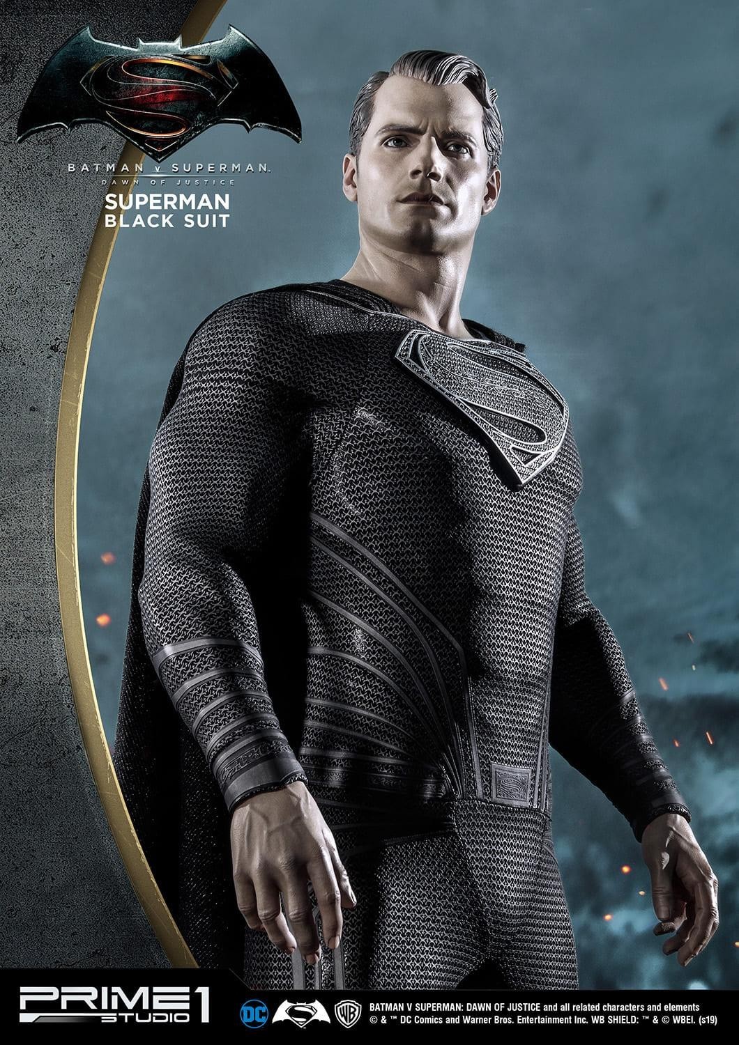 Batman v Superman: Dawn of Justice - Superman - High Definition Museum Masterline Series (HDMMDC-03BL) - 1/2 - Black Version (Prime 1 Studio) photo 32