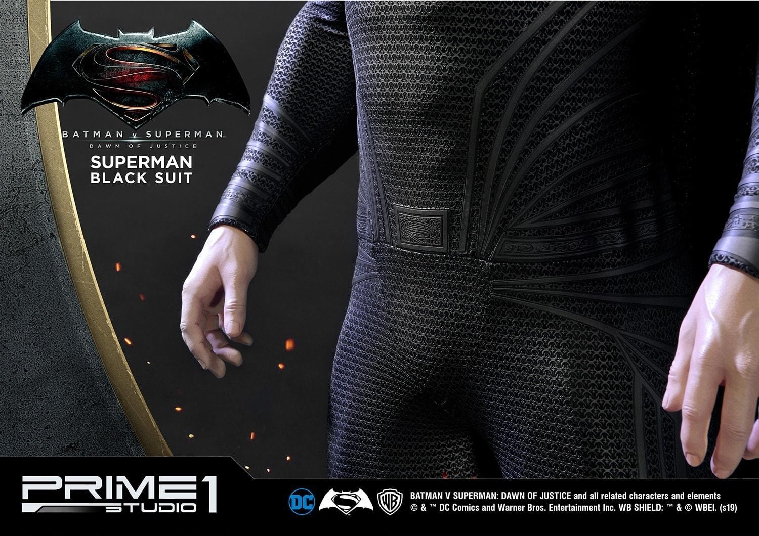 Batman v Superman: Dawn of Justice - Superman - High Definition Museum Masterline Series (HDMMDC-03BL) - 1/2 - Black Version (Prime 1 Studio) photo 35