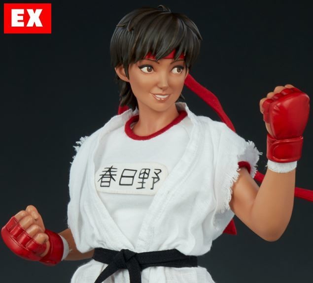 Street Fighter - Kasugano Sakura - Mixed Media - Sakura Gym (Premium Collectibles Studio, Sideshow Collectibles) photo 5