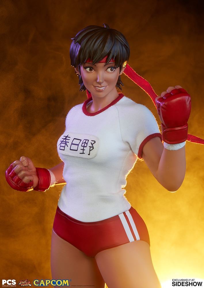Street Fighter - Kasugano Sakura - Mixed Media - Sakura Gym (Premium Collectibles Studio, Sideshow Collectibles) photo 11