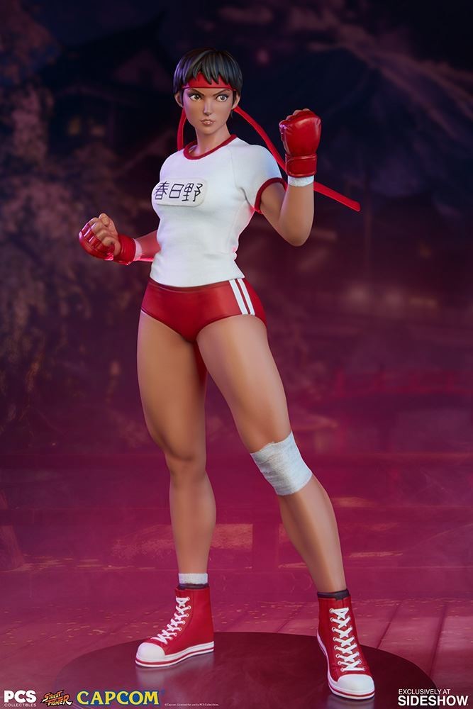 Street Fighter - Kasugano Sakura - Mixed Media - Sakura Gym (Premium Collectibles Studio, Sideshow Collectibles) photo 16
