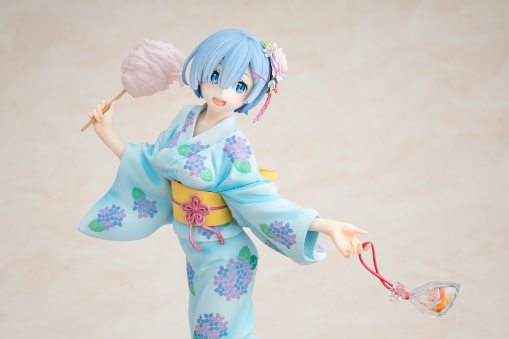 Re:Zero kara Hajimeru Isekai Seikatsu - Rem - KDcolle - 1/7 - Yukata Ver., Repaint (Kadokawa, Revolve) photo 2