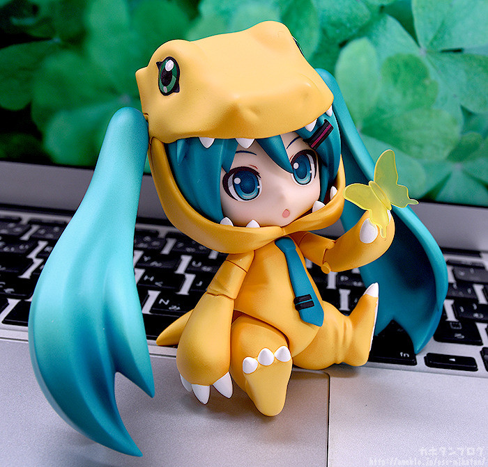Digimon Adventure - Vocaloid - Hatsune Miku - Nendoroid  (#1439) - Kigurumi Agumon Ver. (Good Smile Company, Plex) photo 3