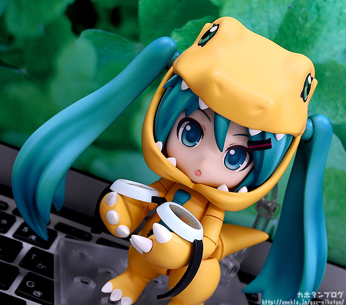Digimon Adventure - Vocaloid - Hatsune Miku - Nendoroid  (#1439) - Kigurumi Agumon Ver. (Good Smile Company, Plex) photo 9