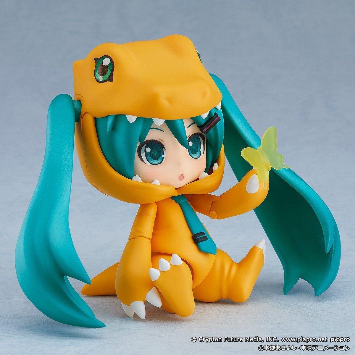 Digimon Adventure - Vocaloid - Hatsune Miku - Nendoroid  (#1439) - Kigurumi Agumon Ver. (Good Smile Company, Plex) photo 16