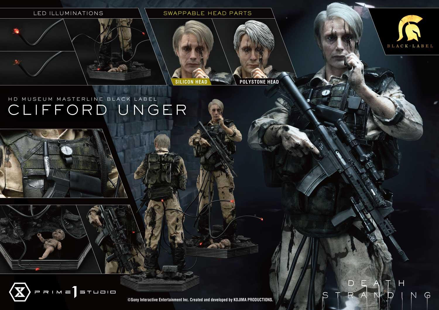 Death Stranding - Cliff - High Definition Museum Masterline Black Label  (HDMMBLDS-02) - 1/2 (Prime 1 Studio) photo 19
