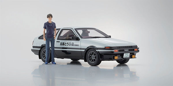 Shin Gekijouban Initial D - Fujiwara Takumi - 1/18 Initial D The Movie Toyota Sprinter Trueno With Takumi Fujiwara Resin Model - 1/18 (Kyosho) photo 4
