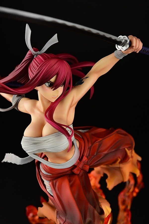 Fairy Tail - Erza Scarlet - 1/6 - Samurai Light Flame Manjo ver. Rouge (Orca Toys) photo 11