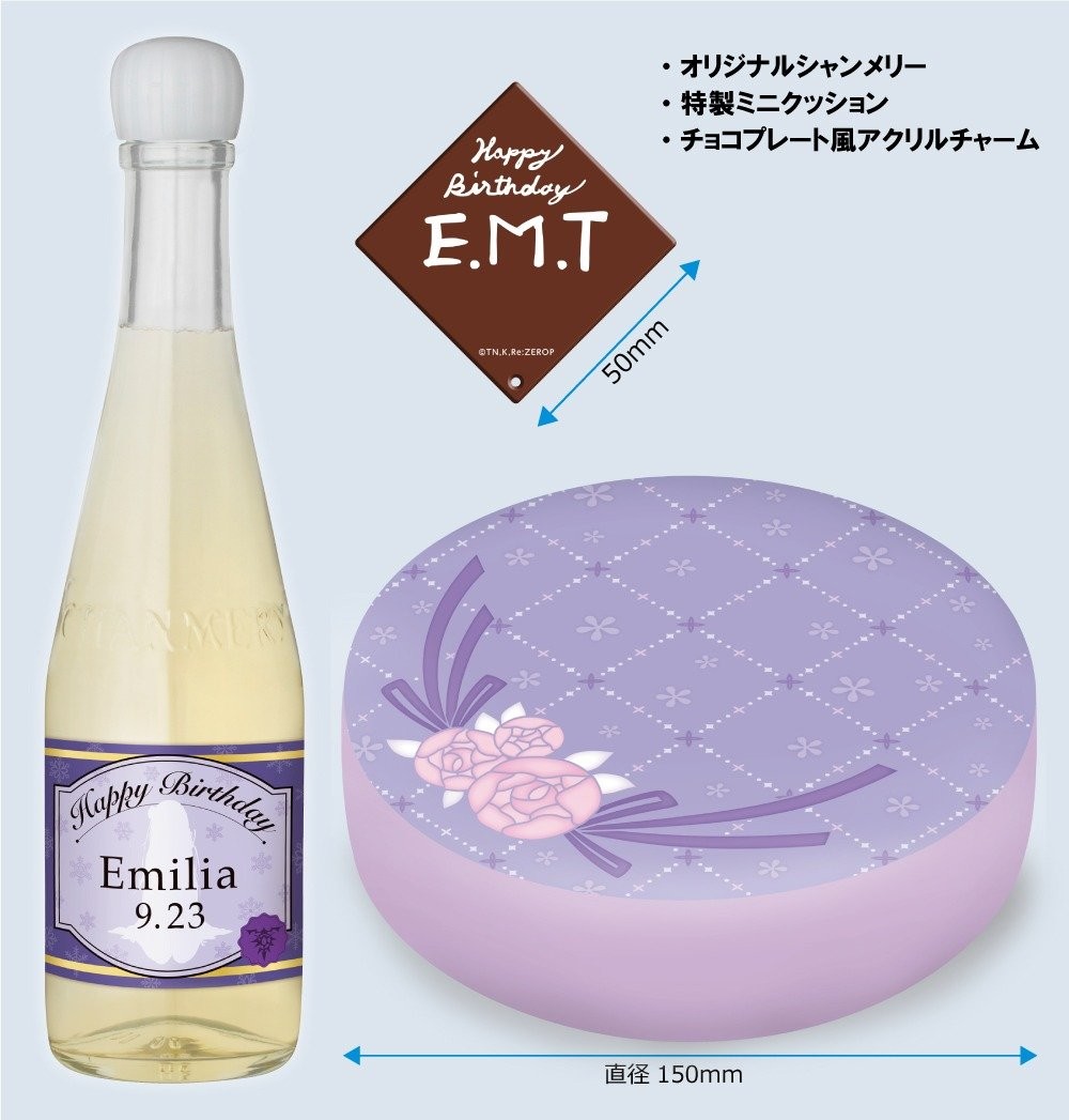 Re:Zero kara Hajimeru Isekai Seikatsu - Emilia - Puck - KDcolle - 1/7 - Birthday Cake Ver. (Good Smile Company, Kadokawa) photo 3
