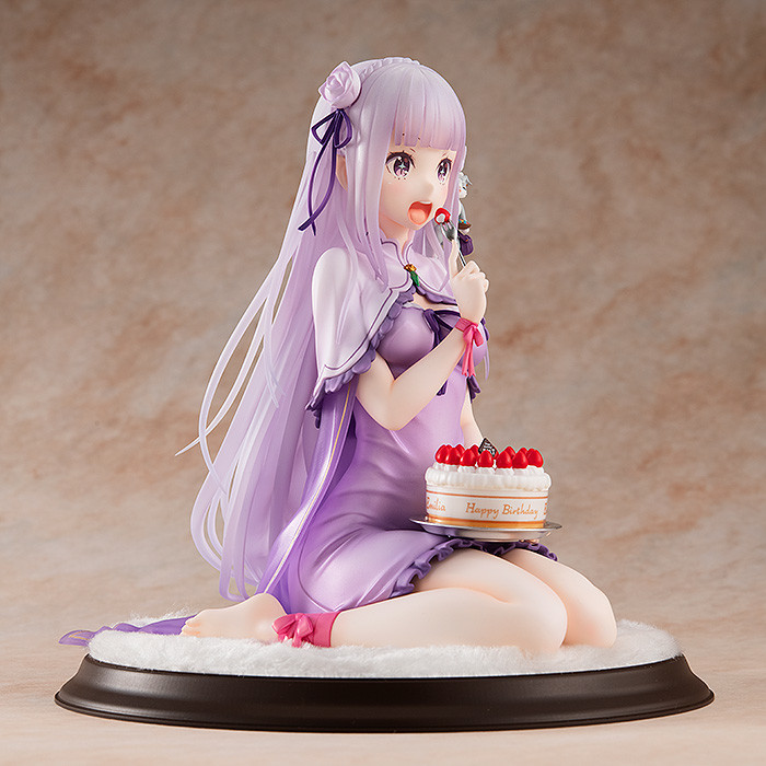 Re:Zero kara Hajimeru Isekai Seikatsu - Emilia - Puck - KDcolle - 1/7 - Birthday Cake Ver. (Good Smile Company, Kadokawa) photo 4