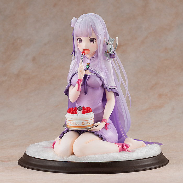 Re:Zero kara Hajimeru Isekai Seikatsu - Emilia - Puck - KDcolle - 1/7 - Birthday Cake Ver. (Good Smile Company, Kadokawa) photo 5