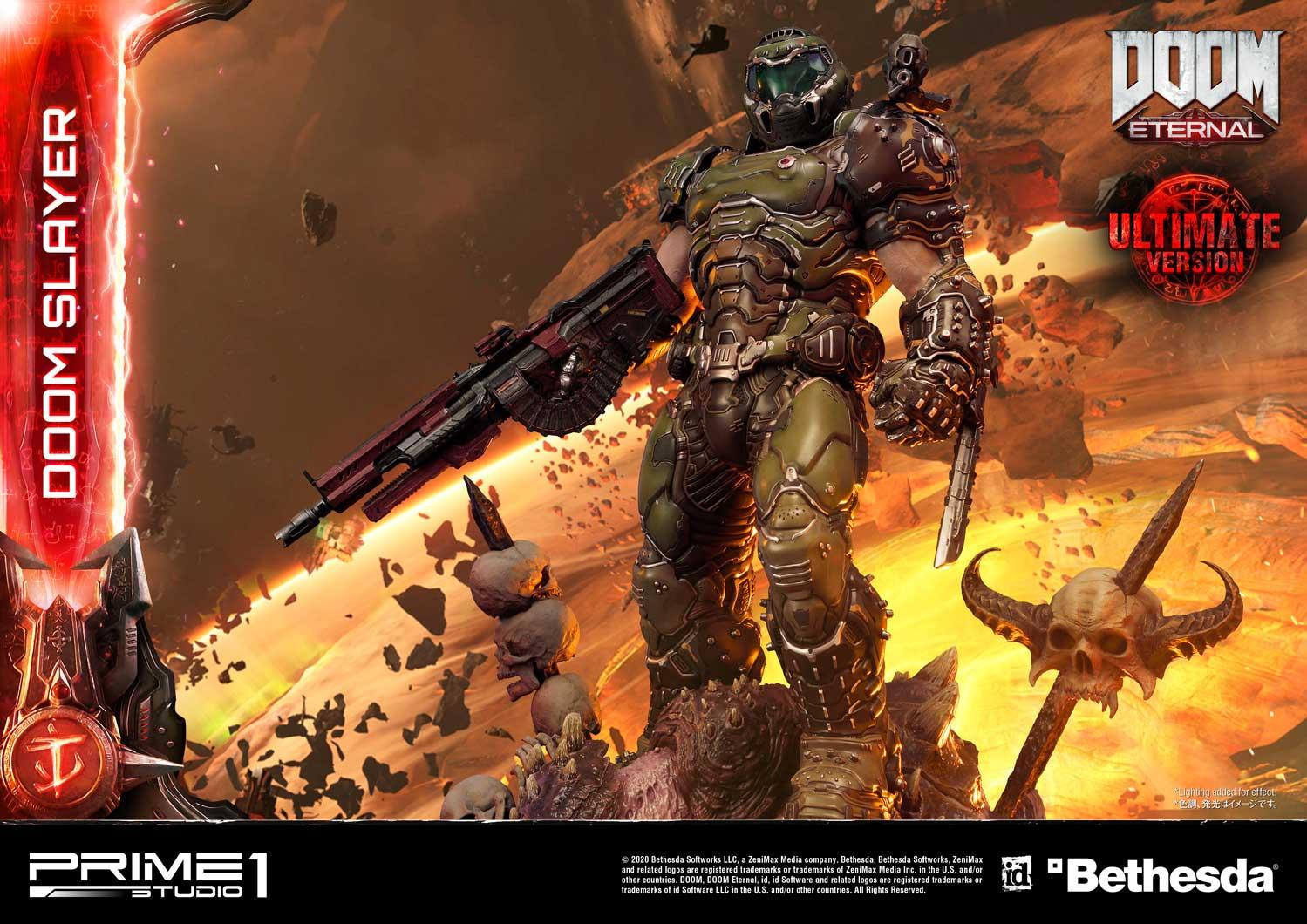 Doom Eternal - Doom Slayer - Pinky - Museum Masterline Series  (UMMDOOM-01UT) - 1/3 - Ultimate Version (Prime 1 Studio) photo 48