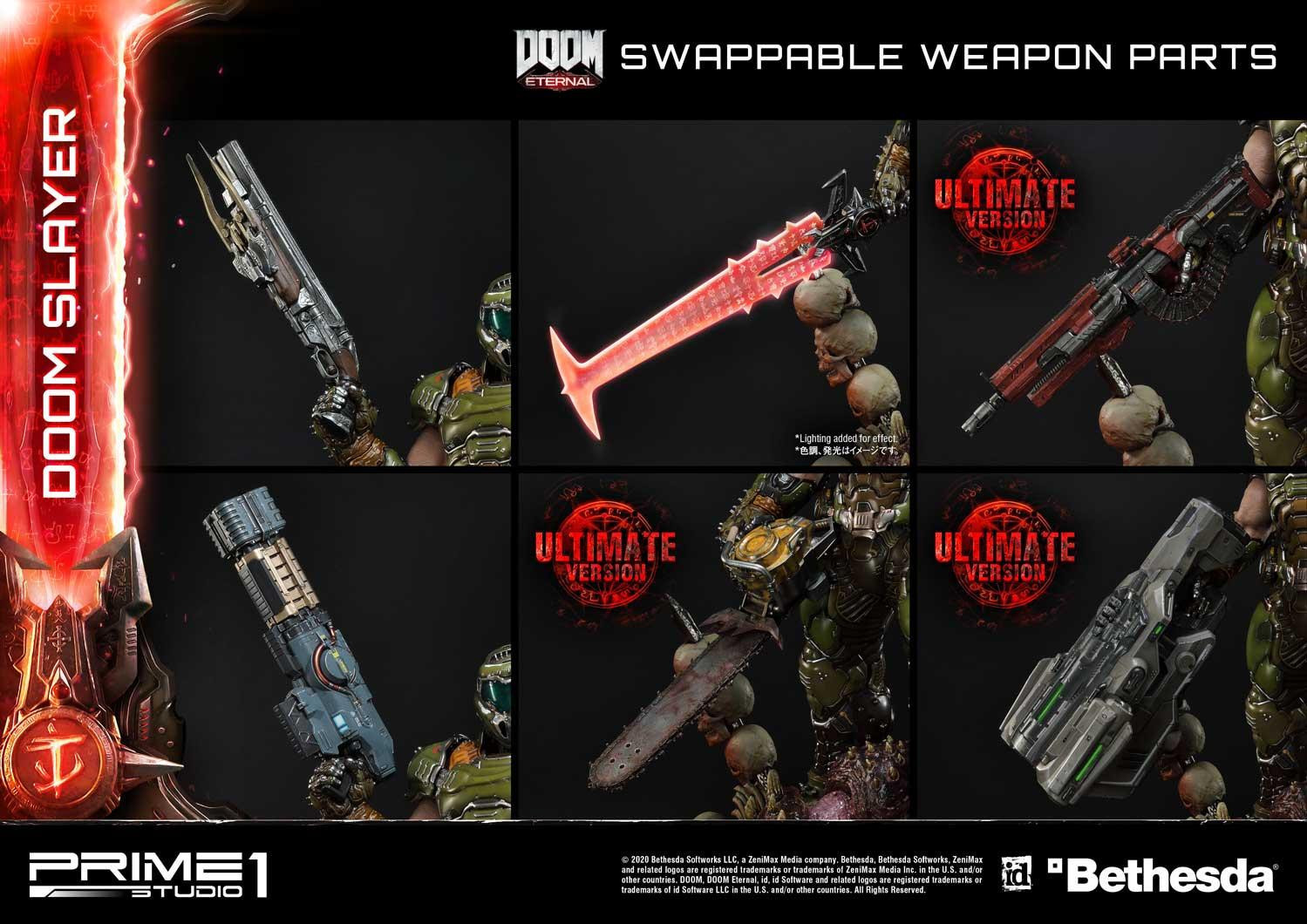 Doom Eternal - Doom Slayer - Pinky - Museum Masterline Series  (UMMDOOM-01UT) - 1/3 - Ultimate Version (Prime 1 Studio) photo 51