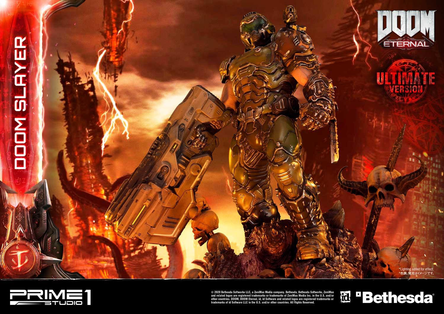 Doom Eternal - Doom Slayer - Pinky - Museum Masterline Series  (UMMDOOM-01UT) - 1/3 - Ultimate Version (Prime 1 Studio) photo 89