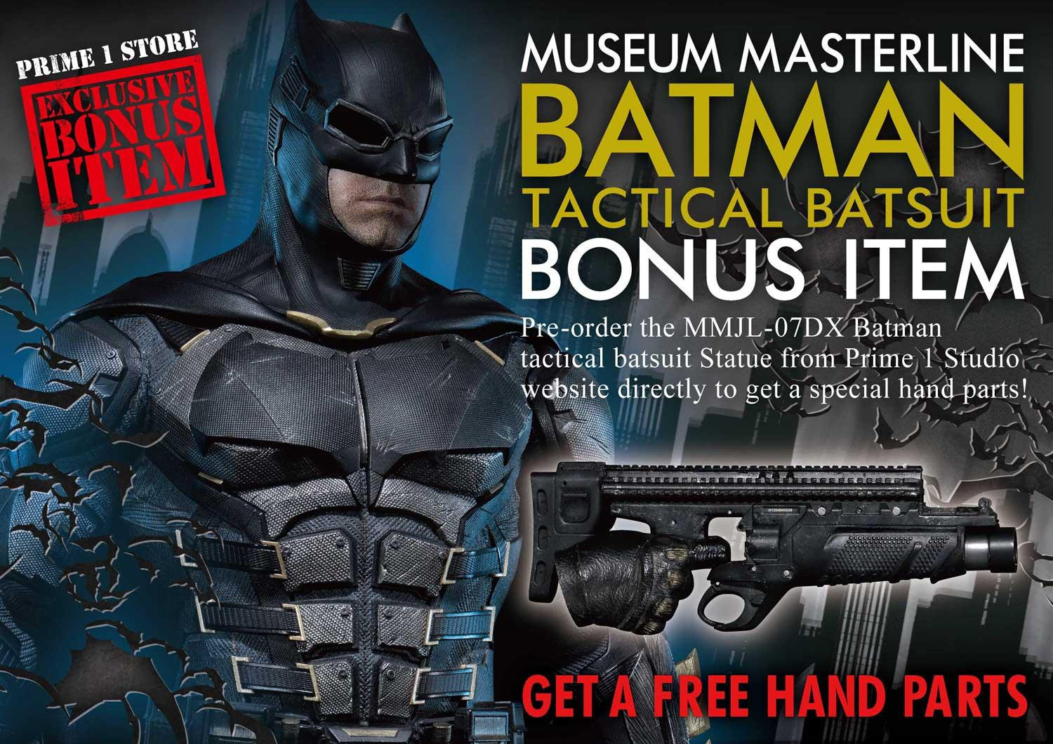 Justice League - Batman - Museum Masterline Series  (MMJL-07DX) - 1/3 - Tactical Batsuit (Prime 1 Studio) photo 3