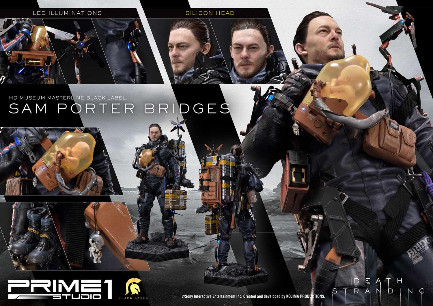 Death Stranding - BB-28 - Sam Bridges - High Definition Museum Masterline Black Label  (HDMMBLDS-01) - 1/2 (Prime 1 Studio) photo 2