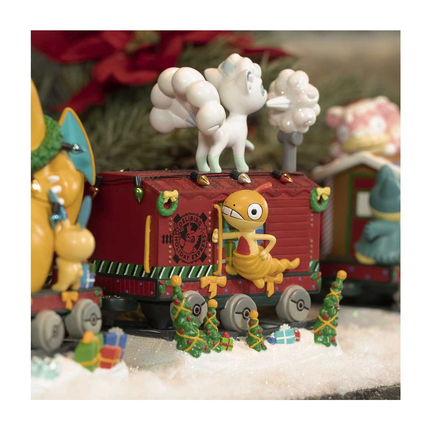 Pocket Monsters - Alola Rokon - Delibird - Zuruggu - Delibird Holiday Express - Alolan Vulpix Boxcar (PokémonCenter.com, The Pokémon Company International) photo 5