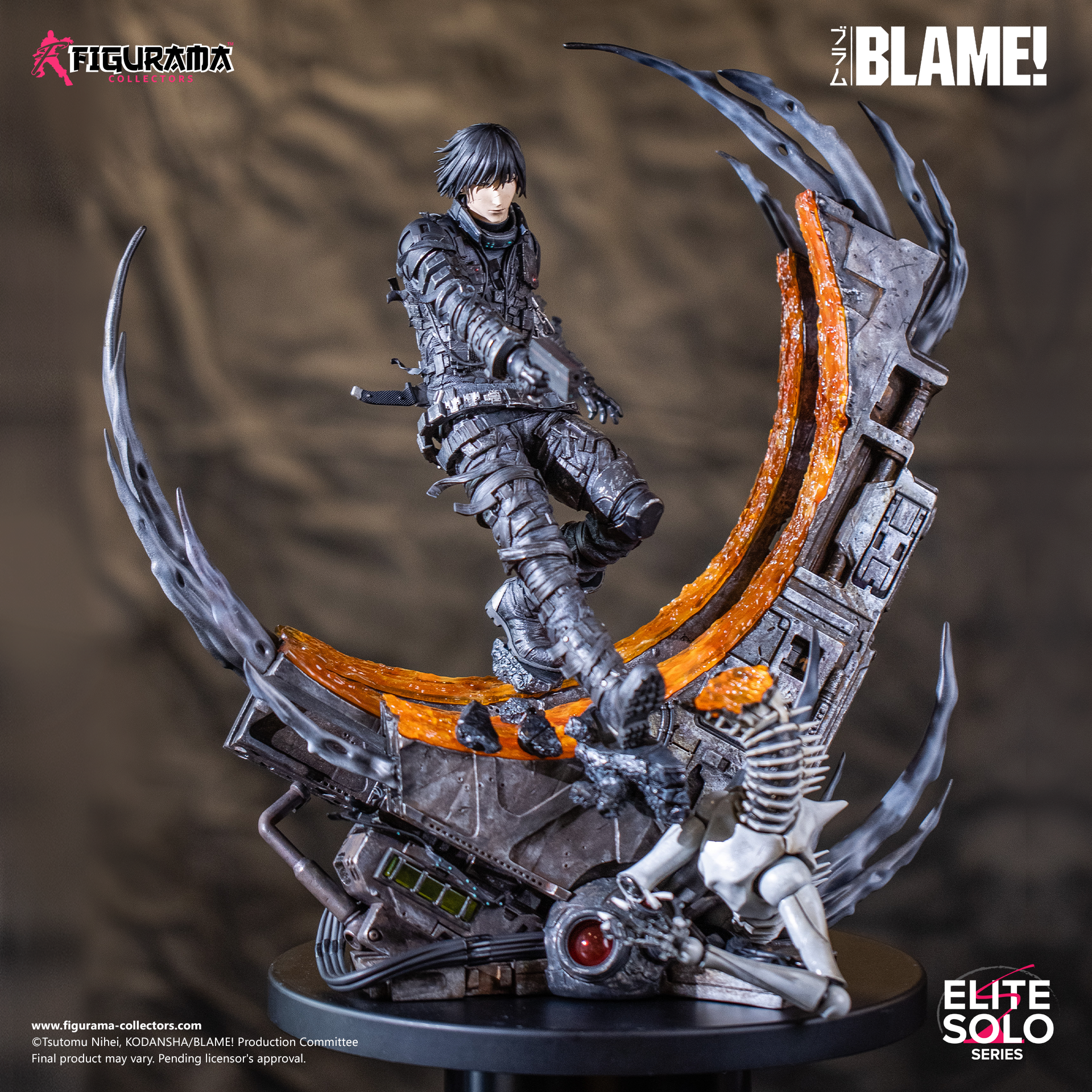 Blame! - Killy - Kujo-kei - Elite Solo Statue - 1/6 (Figurama Collectors) photo 11