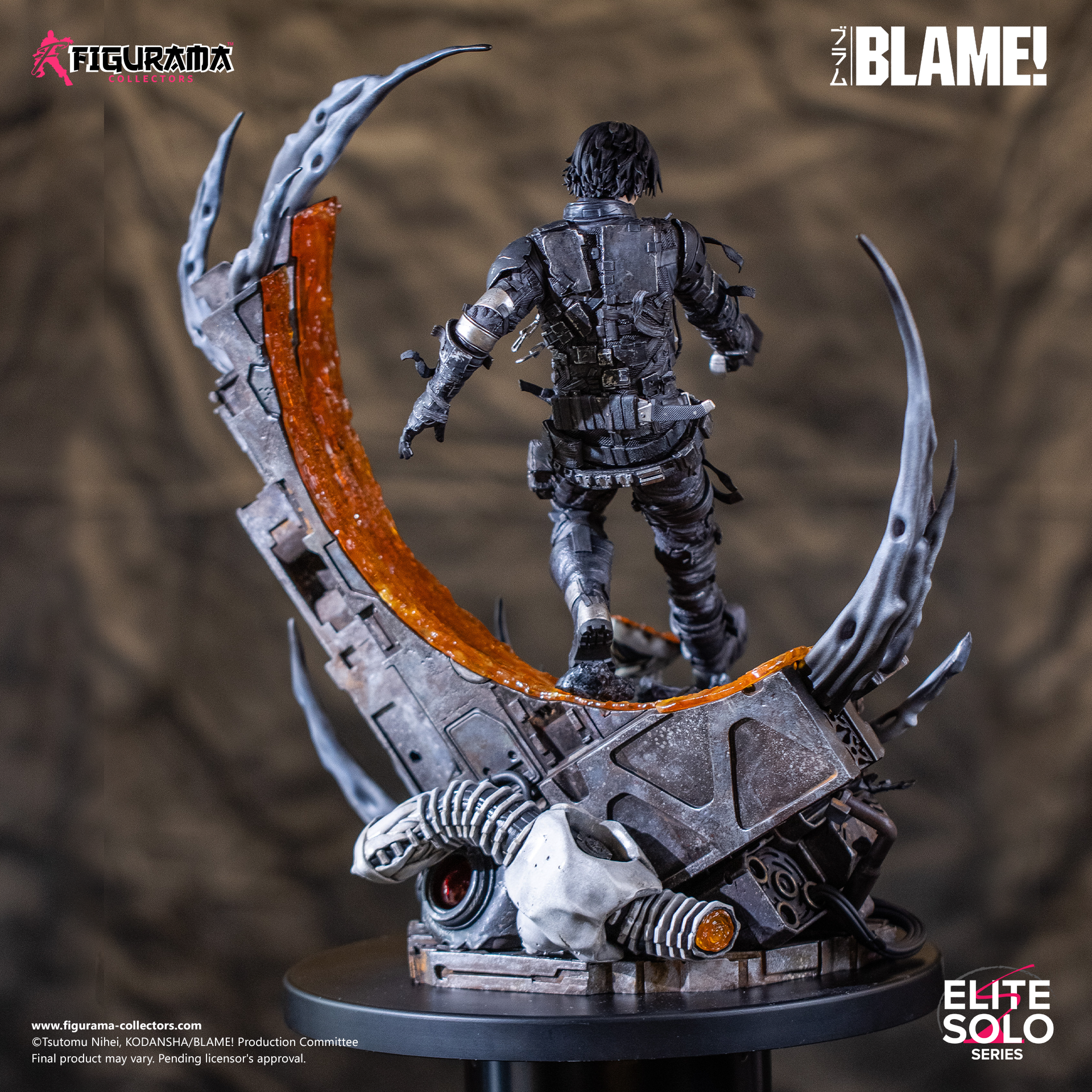 Blame! - Killy - Kujo-kei - Elite Solo Statue - 1/6 (Figurama Collectors) photo 13