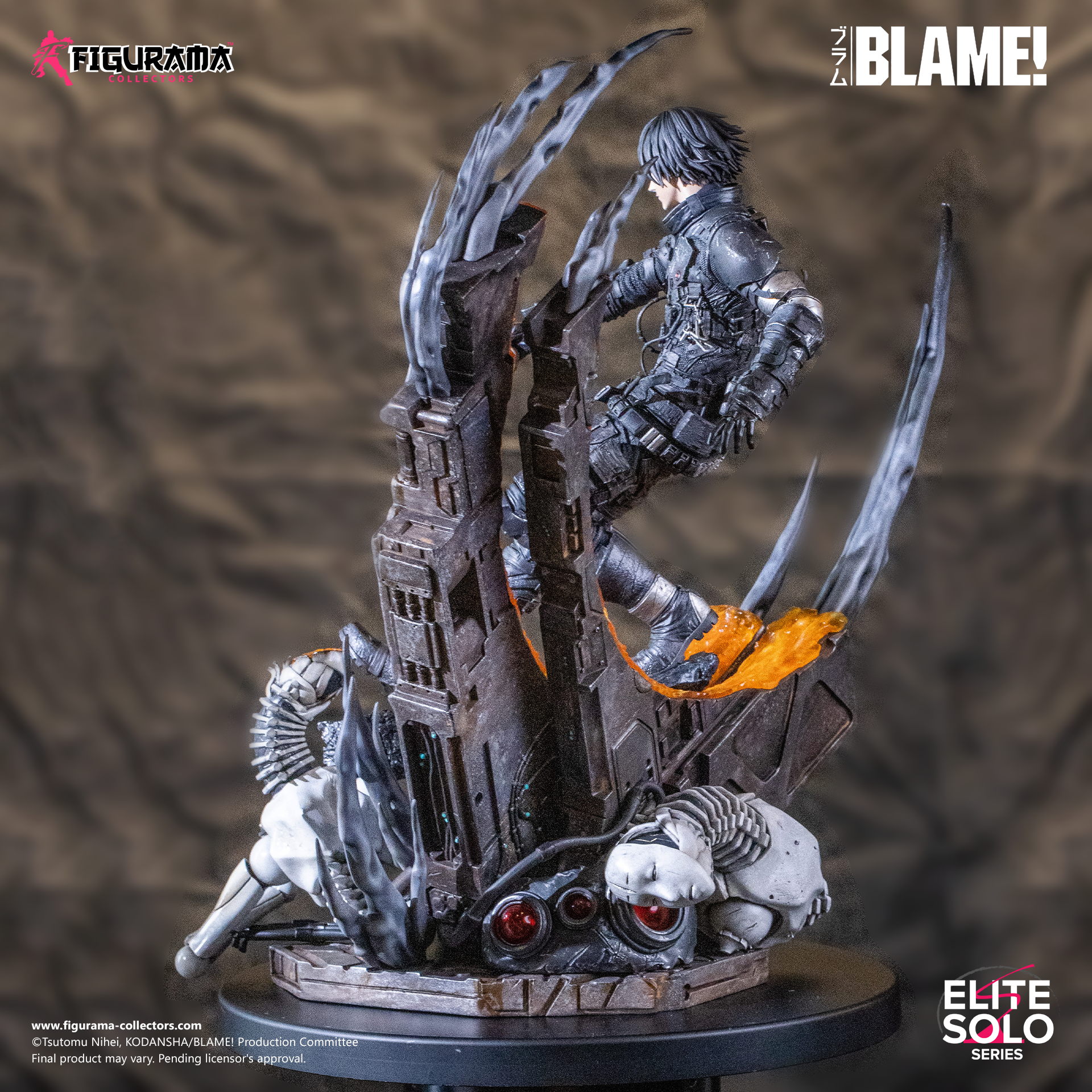 Blame! - Killy - Kujo-kei - Elite Solo Statue - 1/6 (Figurama Collectors) photo 14