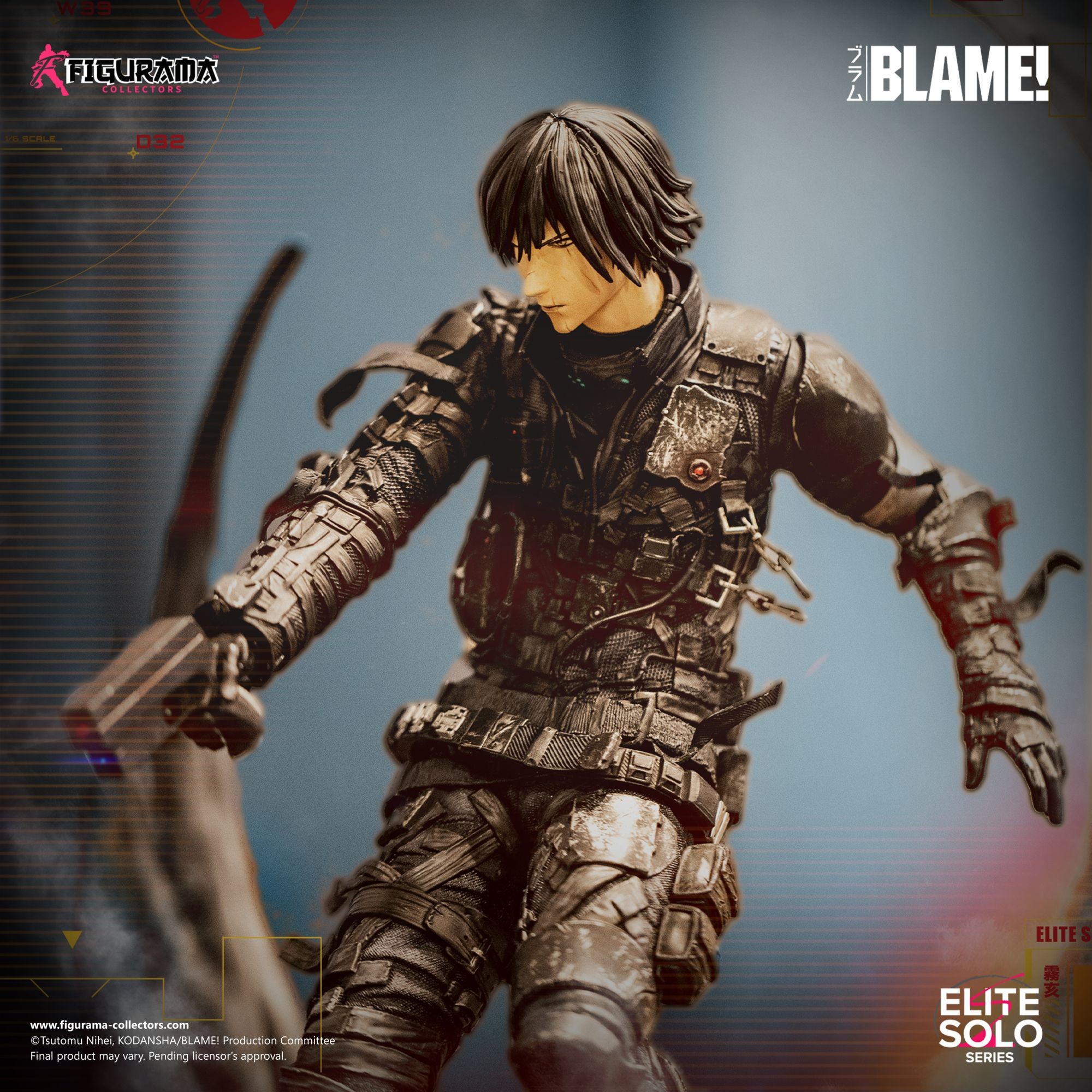 Blame! - Killy - Kujo-kei - Elite Solo Statue - 1/6 (Figurama Collectors) photo 21