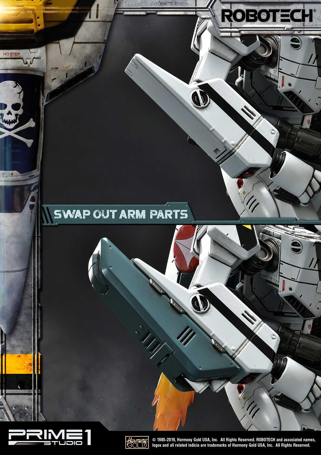 Robotech - VF-1S Skull Leader - Premium Masterline (PMRT-03) - Battloid Mode (Prime 1 Studio) photo 44