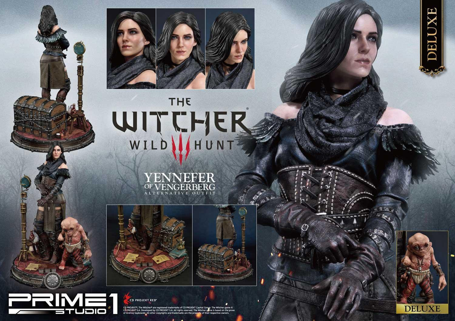 The Witcher 3: Wild Hunt - Uma - Yennefer - Premium Masterline  (PMW3-08DX) - 1/4 (Prime 1 Studio) photo 7