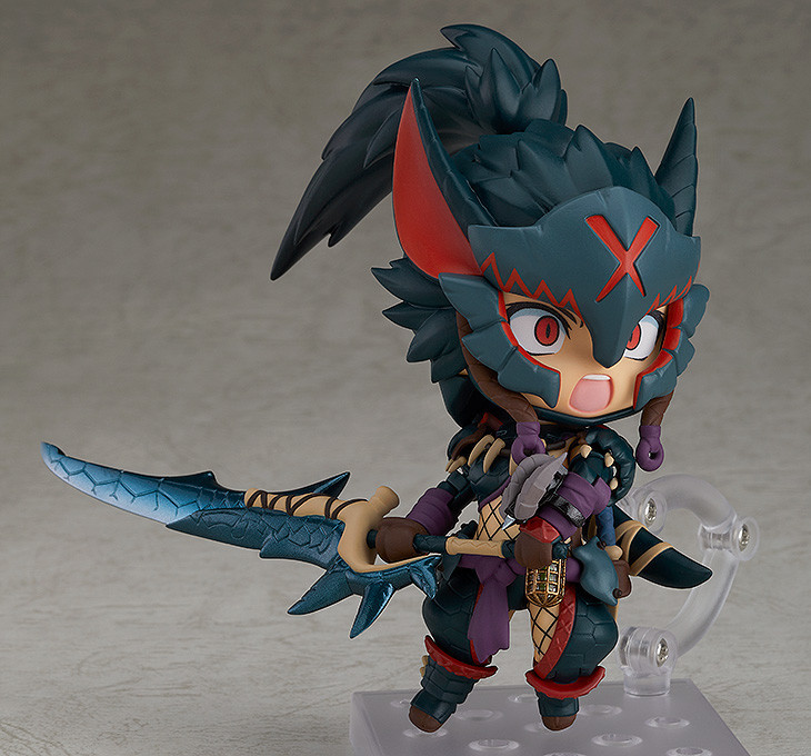 Monster Hunter World - Hunter - Nendoroid (#1284-DX) - Female Nargacuga Alpha Armor Ver., DX (Good Smile Company) photo 2