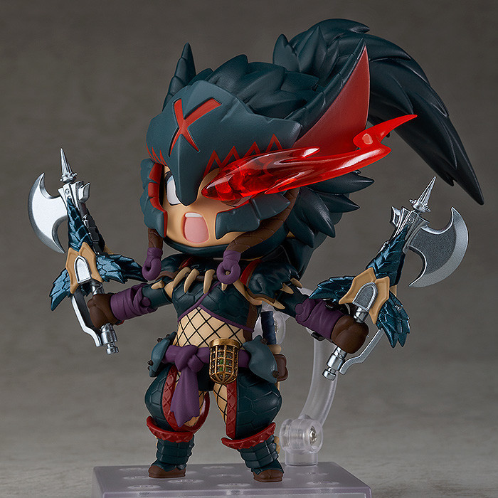Monster Hunter World - Hunter - Nendoroid (#1284-DX) - Female Nargacuga Alpha Armor Ver., DX (Good Smile Company) photo 5