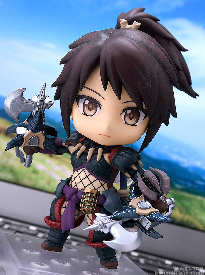 Monster Hunter World - Hunter - Nendoroid (#1284-DX) - Female Nargacuga Alpha Armor Ver., DX (Good Smile Company) photo 11