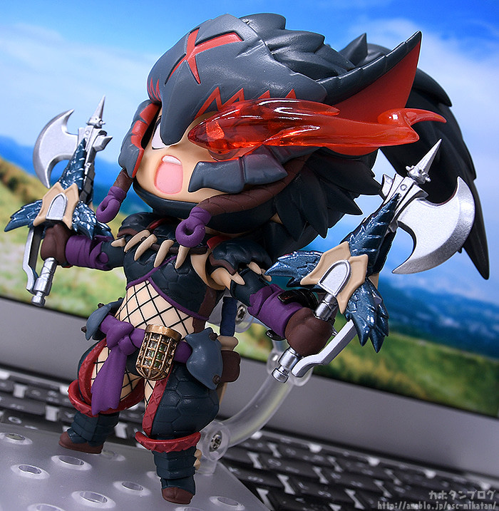 Monster Hunter World - Hunter - Nendoroid (#1284-DX) - Female Nargacuga Alpha Armor Ver., DX (Good Smile Company) photo 13