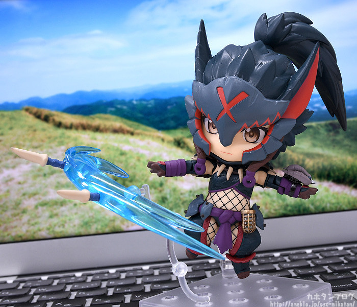 Monster Hunter World - Hunter - Nendoroid (#1284-DX) - Female Nargacuga Alpha Armor Ver., DX (Good Smile Company) photo 15