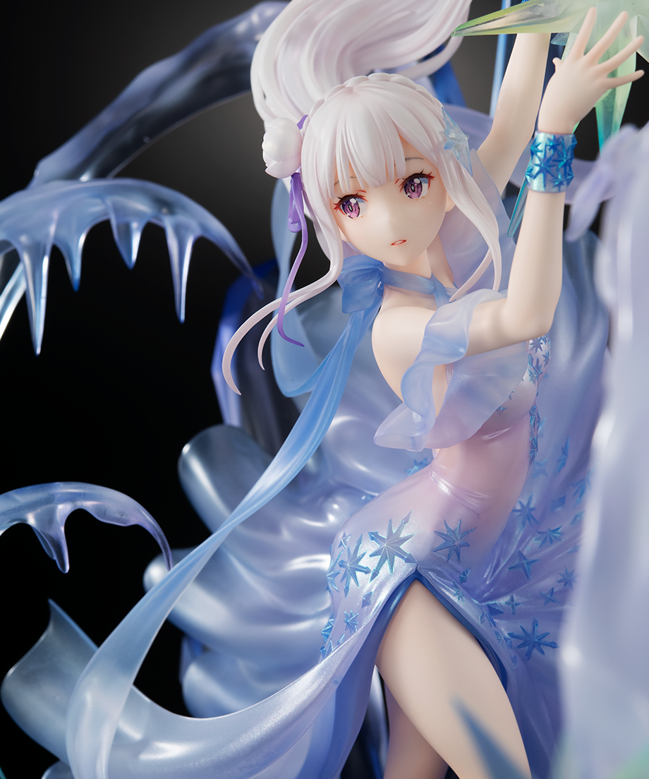 Re:Zero kara Hajimeru Isekai Seikatsu - Emilia - Shibuya Scramble Figure - 1/7 - Crystal Dress Ver. (Alpha Satellite, eStream) photo 2