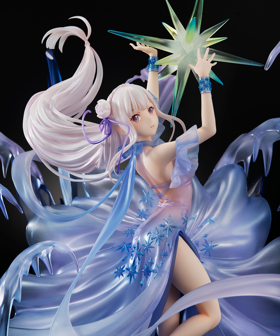 Re:Zero kara Hajimeru Isekai Seikatsu - Emilia - Shibuya Scramble Figure - 1/7 - Crystal Dress Ver. (Alpha Satellite, eStream) photo 3