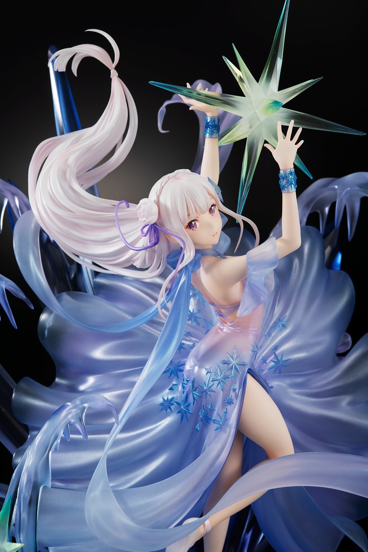 Re:Zero kara Hajimeru Isekai Seikatsu - Emilia - Shibuya Scramble Figure - 1/7 - Crystal Dress Ver. (Alpha Satellite, eStream) photo 5