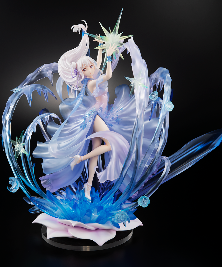 Re:Zero kara Hajimeru Isekai Seikatsu - Emilia - Shibuya Scramble Figure - 1/7 - Crystal Dress Ver. (Alpha Satellite, eStream) photo 7