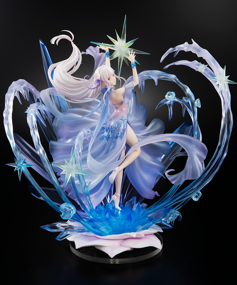 Re:Zero kara Hajimeru Isekai Seikatsu - Emilia - Shibuya Scramble Figure - 1/7 - Crystal Dress Ver. (Alpha Satellite, eStream) photo 8