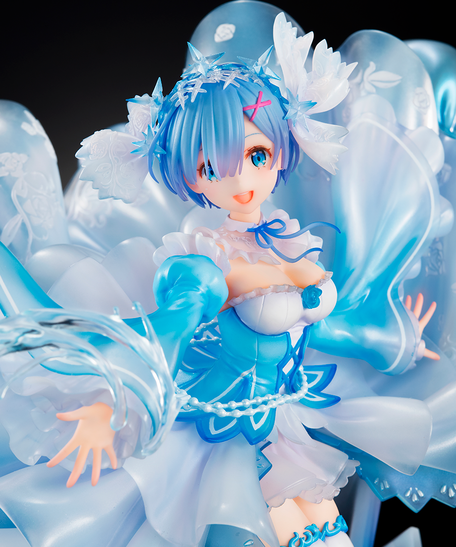 Re:Zero kara Hajimeru Isekai Seikatsu - Rem - Shibuya Scramble Figure - 1/7 - Crystal Dress Ver. (Alpha Satellite, eStream) photo 2