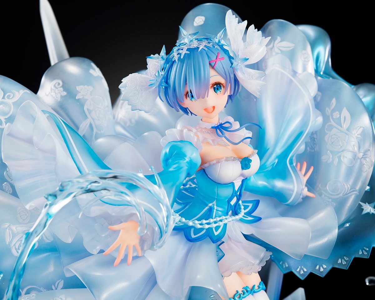 Re:Zero kara Hajimeru Isekai Seikatsu - Rem - Shibuya Scramble Figure - 1/7 - Crystal Dress Ver. (Alpha Satellite, eStream) photo 3