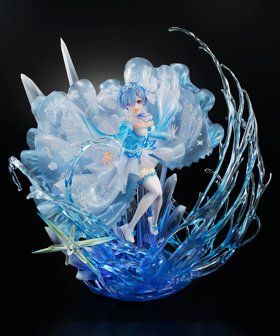 Re:Zero kara Hajimeru Isekai Seikatsu - Rem - Shibuya Scramble Figure - 1/7 - Crystal Dress Ver. (Alpha Satellite, eStream) photo 5