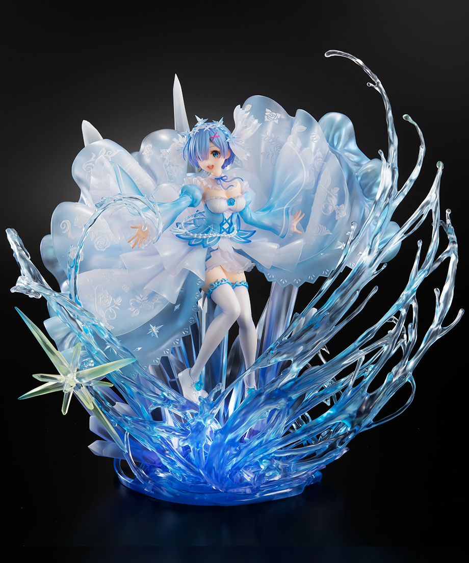 Re:Zero kara Hajimeru Isekai Seikatsu - Rem - Shibuya Scramble Figure - 1/7 - Crystal Dress Ver. (Alpha Satellite, eStream) photo 7
