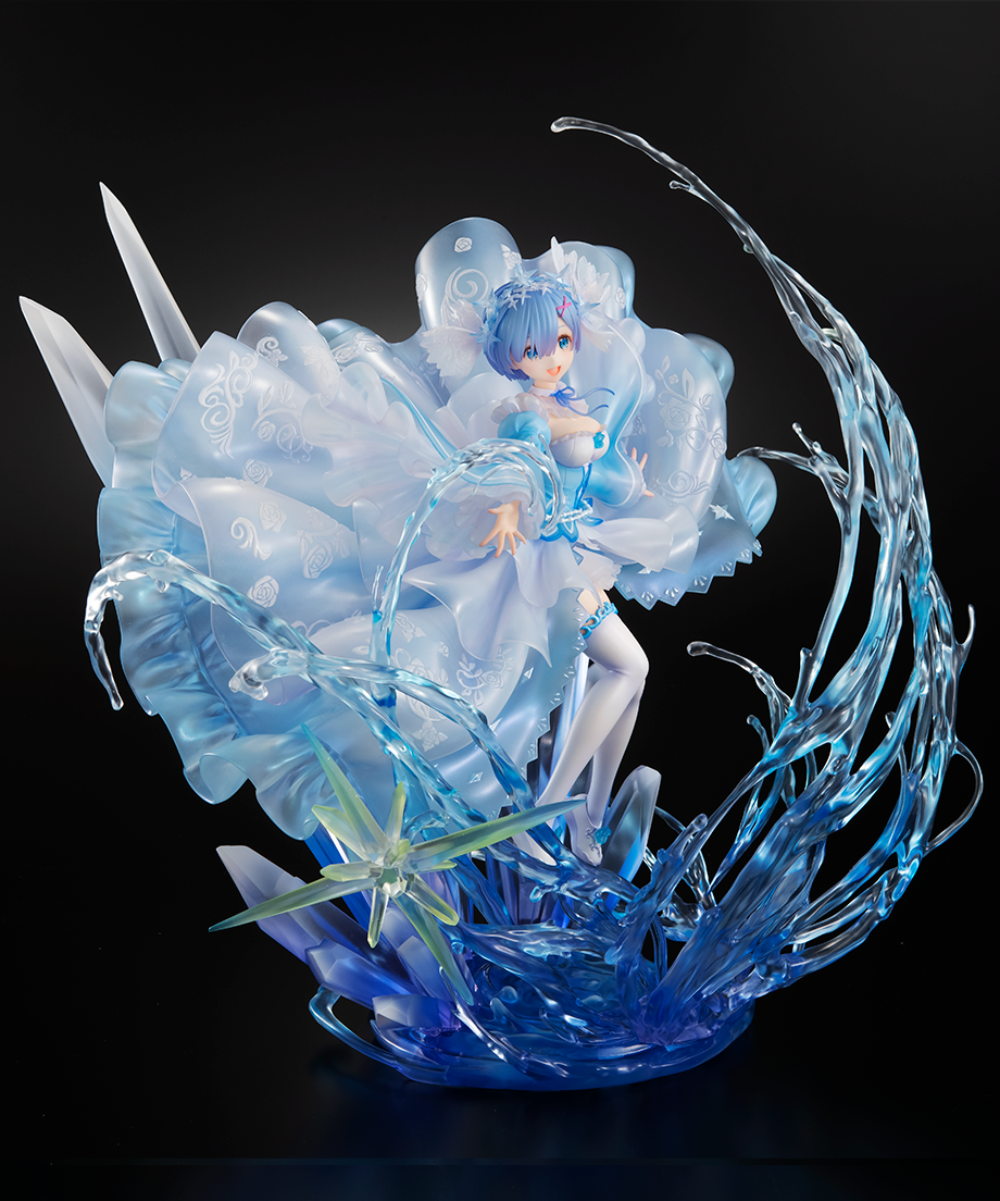 Re:Zero kara Hajimeru Isekai Seikatsu - Rem - Shibuya Scramble Figure - 1/7 - Crystal Dress Ver. (Alpha Satellite, eStream) photo 8