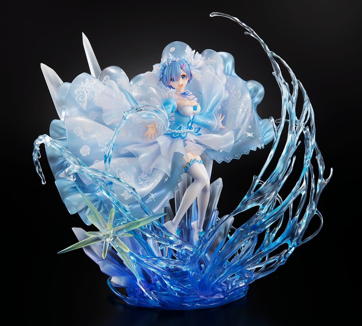Re:Zero kara Hajimeru Isekai Seikatsu - Rem - Shibuya Scramble Figure - 1/7 - Crystal Dress Ver. (Alpha Satellite, eStream) photo 10