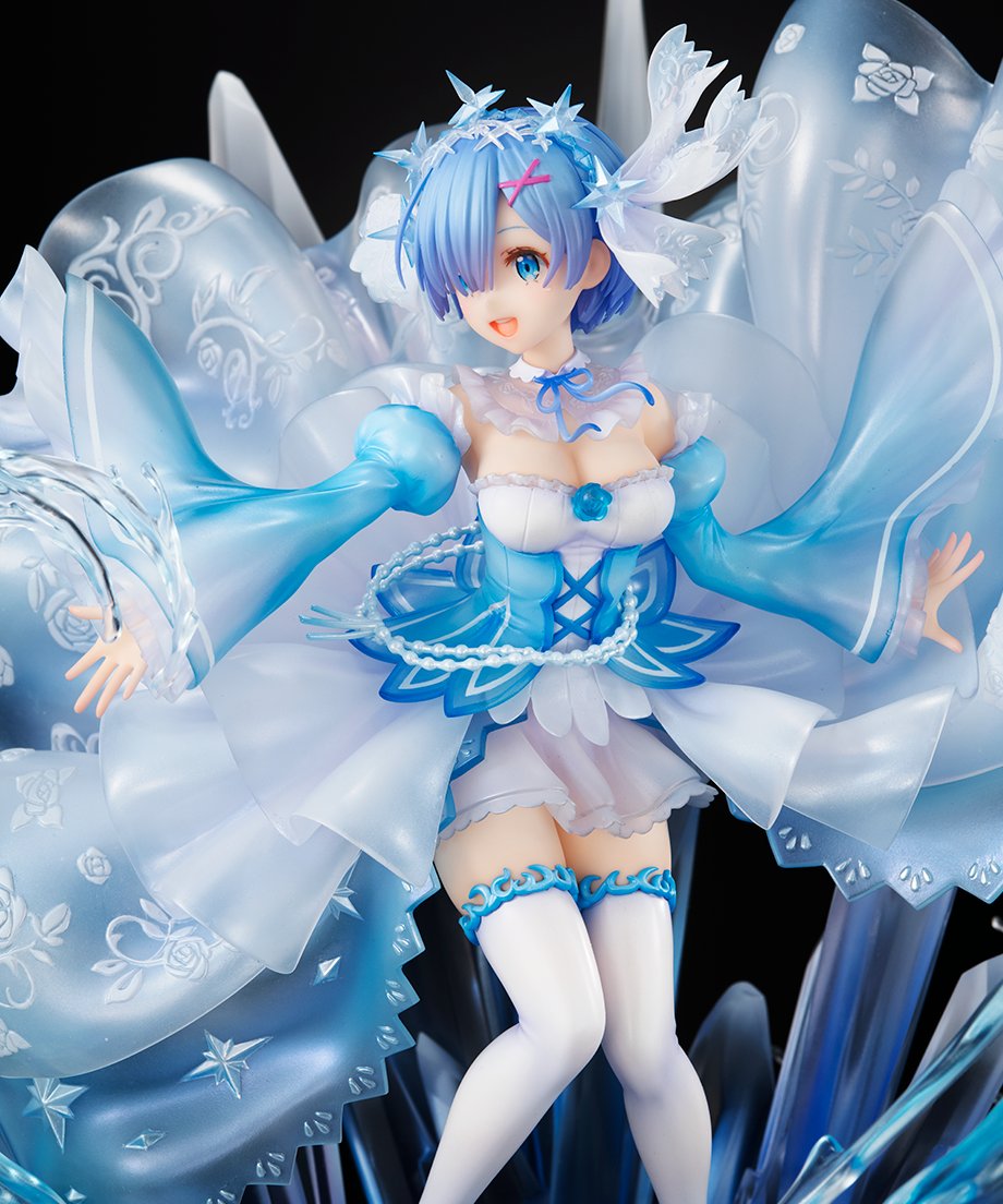 Re:Zero kara Hajimeru Isekai Seikatsu - Rem - Shibuya Scramble Figure - 1/7 - Crystal Dress Ver. (Alpha Satellite, eStream) photo 13