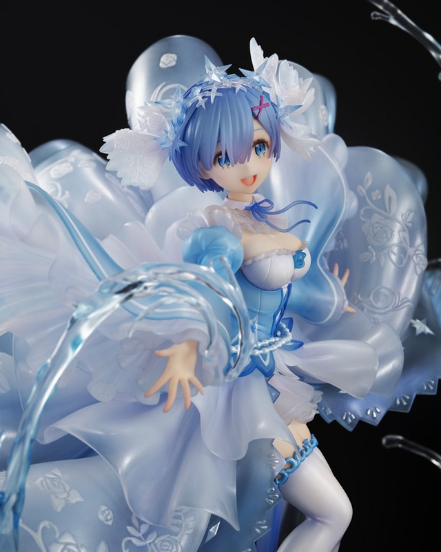 Re:Zero kara Hajimeru Isekai Seikatsu - Rem - Shibuya Scramble Figure - 1/7 - Crystal Dress Ver. (Alpha Satellite, eStream) photo 14