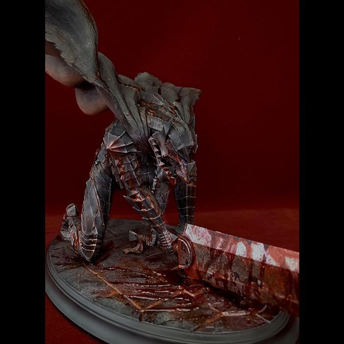 Berserk - Guts - 1/6 - No. 456 Berserk: Slash 1/6 scale*Bloodshed Repainting Version (Art of War) photo 6