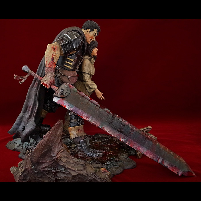 Berserk - Casca - Guts - 1/6 - Winter Journey- Limited Edition I Black Repainting Version) (Art of War) photo 2