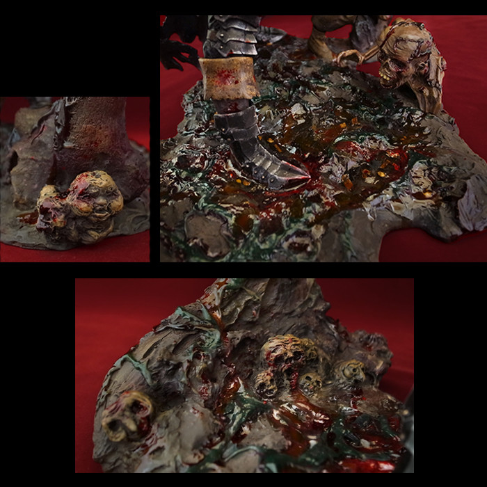 Berserk - Casca - Guts - 1/6 - Winter Journey- Limited Edition I Black Repainting Version) (Art of War) photo 8